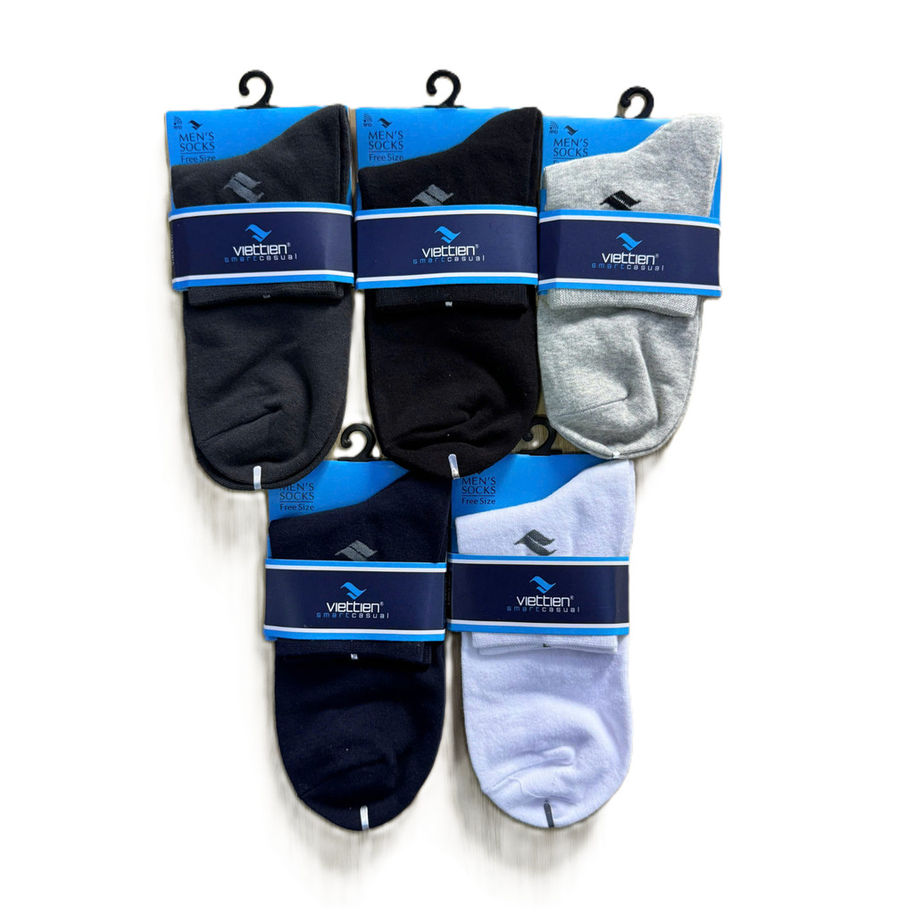 Vớ trung VIETTIEN SMART CASUAL vải Cotton form REGULAR VT00000593 (màu ngẫu nhiên)