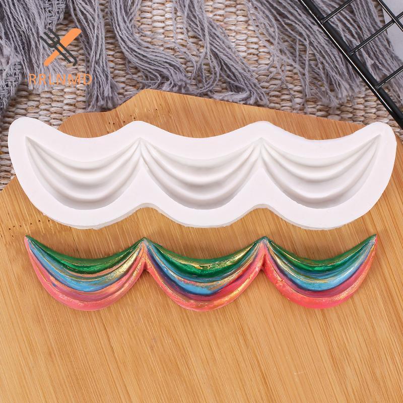 RRLNMD Hoa Văn Trang Trí Silicon Sugarcraft Khuôn Nhựa Dụng Cụ Cupcake Fondant Bánh Trang Trí Dụng Cụ MỚI