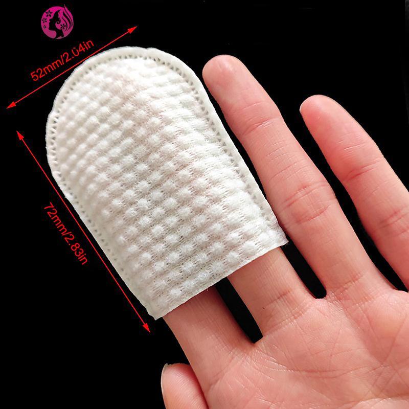 Springevenstar 120 Cái / túi Hình Chữ U Nhà Thơ Bông Miếng Lót Trang Điểm Mặt Bông Miếng Lót Mỹ Phẩm Mềm Cho Mặt Trang Điểm Loại Bỏ Miếng Lót Springevenstar