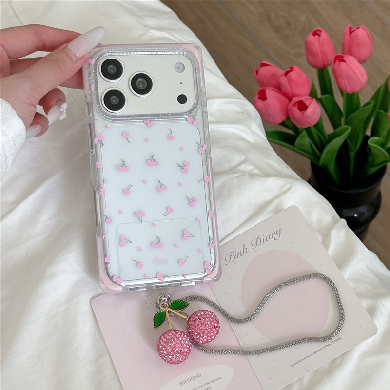 Ốp điện thoại xử lý IMD chất liệu TPU mờ cho iPhone 17 Pro max Cherry
