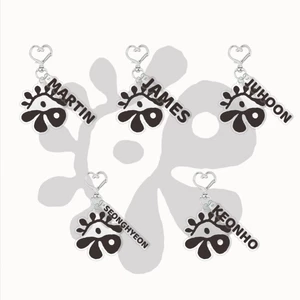 HK1 CORTIS MARTIN Acrylic Móc Khóa MÀU BÊN NGOÀI CÁC DÒNG Mặt Dây Chuyền KEONHO