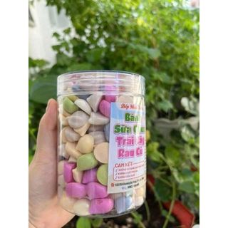 Bánh xốp, giòn ăn dặm sc mix 8 vị trái cây rau củ - hộp 500 ml ( không phải 500gr vì bánh rất nhẹ, xốp)