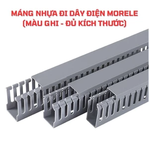 Máng Nhựa Đi Dây Điện - Màu Ghi (Có hai kích thước: dài 500mm và 300mm.). Đủ các kích thước