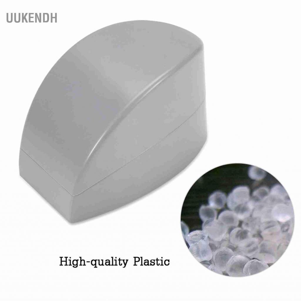 Uukendh 2 màu sắc Pháp Dip Nail Container Smile Line Maker Art Guide Dụng cụ làm móng tay (Xám)