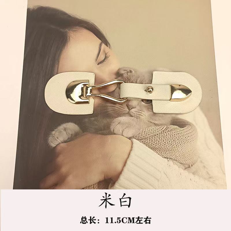 Kim loại da nút có đệm cho áo khoác và quần áo - Phụ kiện thời trang