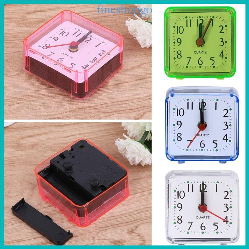 Đồng hồ báo thức vuông mịn Bàn để bàn cho đồng hồ thời gian cho phòng ngủ gia đình Phòng sách Trang trí bàn làm việc