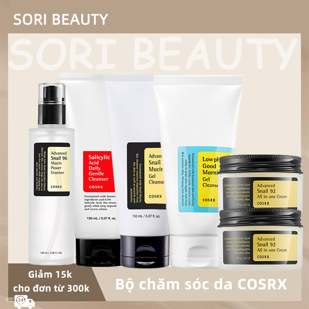 Bộ Chăm Sóc Da COSRX – Làm Dịu, Phục Hồi Da, Phù Hợp Da Nhạy Cảm & Da Mụn
