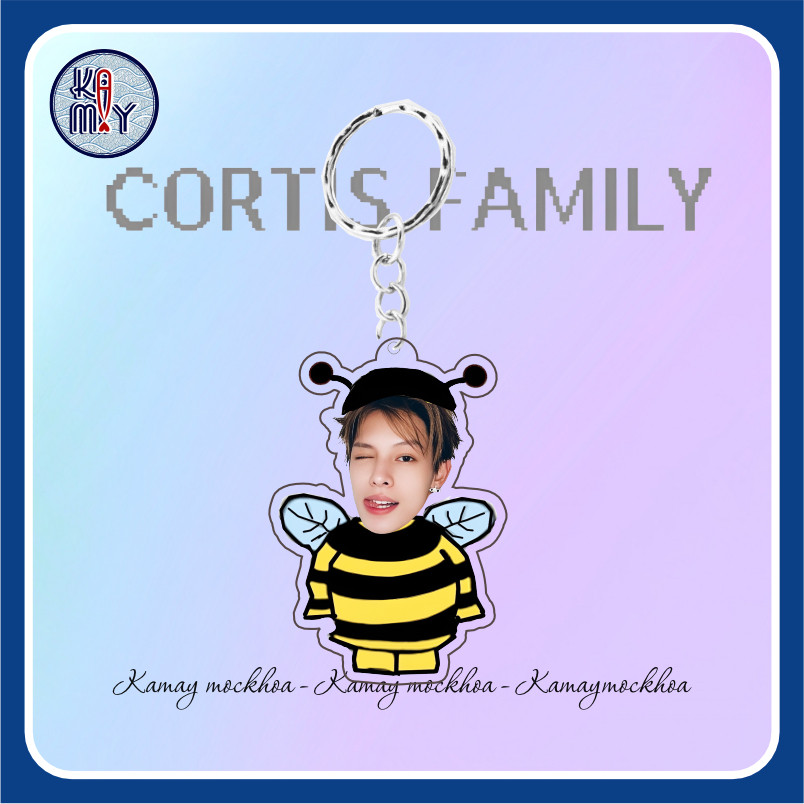 [KEYRING] Móc khoá CORTIS ver ong - Kamay