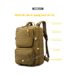 🏕️ Ba Lô Chiến Thuật 50L Vải Oxford | Kháng Mài Chống Thấm, Nhiều Ngăn Chia Lưu, Dùng 3 Dạng (Đôi Vai/Đơn Vai/Chịu Tay), Dành Cho Leo Núi, Cắm Trại & Lênh Lạc — ảnh 3