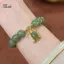 Vòng tay và dây chuyền phong cách retro Trung Hoa, giả ngọc đính hạt kim cương giả - Quà tặng sang trọng dành cho nàng