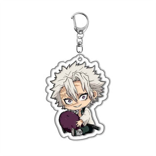 Anime GOODS Acrylic Keychain cute y2k Demon Slayer keychain for bag keys car key bag backpack