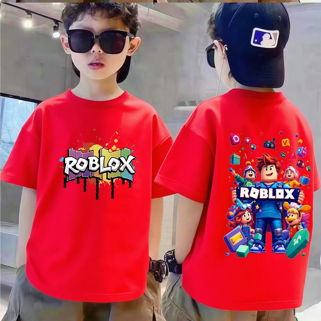 Thời Trang, Đẹp Trai, Áo Thoải Mái, In Roblox, Thanhnhiều, Nhận Khi Thanh, Rộng Dáng