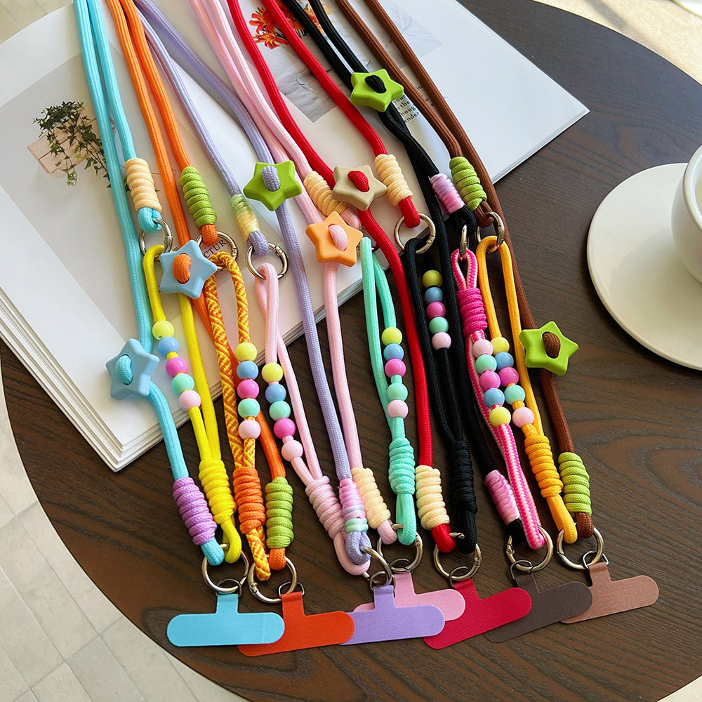 Crazy Animal Star Crossbody dây dài buộc cho điện thoại, đa năng, móc khóa, đeo cổ tay