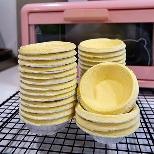 (Hỏa Tốc) COMBO Vỏ Bánh Tart Gói 30 Cái Và Kem Trứng Nhất Hương 500g Thơm Ngon Tiện Lợi Có Đế Nhôm