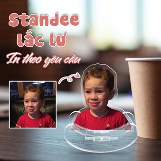 [ Siêu Rẻ ] Móc khoá cắt viền in theo ảnh in theo yêu cầu chất liệu acrylic viền trong suốt dễ thương làm quà tặng
