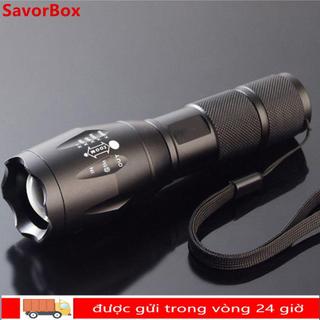Đèn pin SAVORBOX chống nước, phù hợp cho cắm trại và đi bộ đường dài