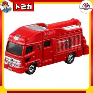 TAKARA TOMY "Tomica No. 32 Sakai City Fire Department Special High-Rise Rescue Vehicle (Box)" Mini Car Toy for Ages 3 and Up, Boxed, Toy Safety Standard Certified ST Mark, TOMICA