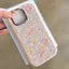 Màn hình đầy đủ hoa phù hợp cho 16 17 trường hợp điện thoại 14 15 11 Mũm mĩm iPhone 13 khung kim loại 7p 8p