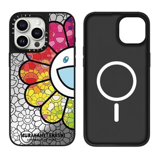 Ốp điện thoại cứng gương hướng dương cười đầy màu sắc từ tính cho iPhone 17 Pro Max 17 Air 16 Plus 15 14 13 12 11 Vỏ chống sốc