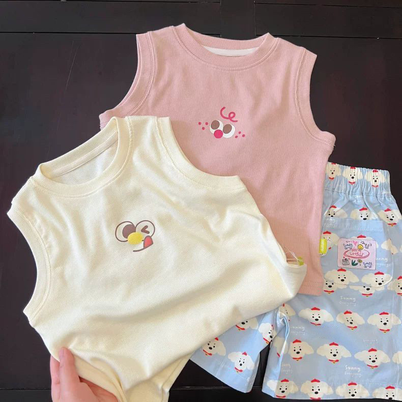 Quần Short Bé Gái In Hình Mùa Hè 80-130 Size 1D9Z