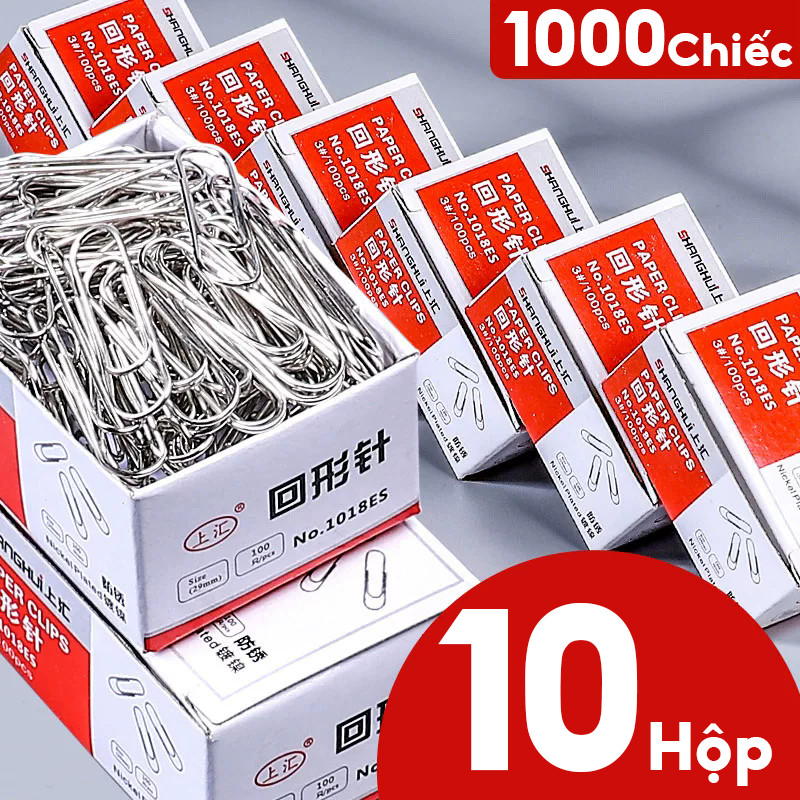 Ghim kẹp giấy đầu tròn an toàn, chống trầy xước tài liệu - Phụ kiện văn phòng siêu xinh để giữ giấy tờ A4 gọn gàng