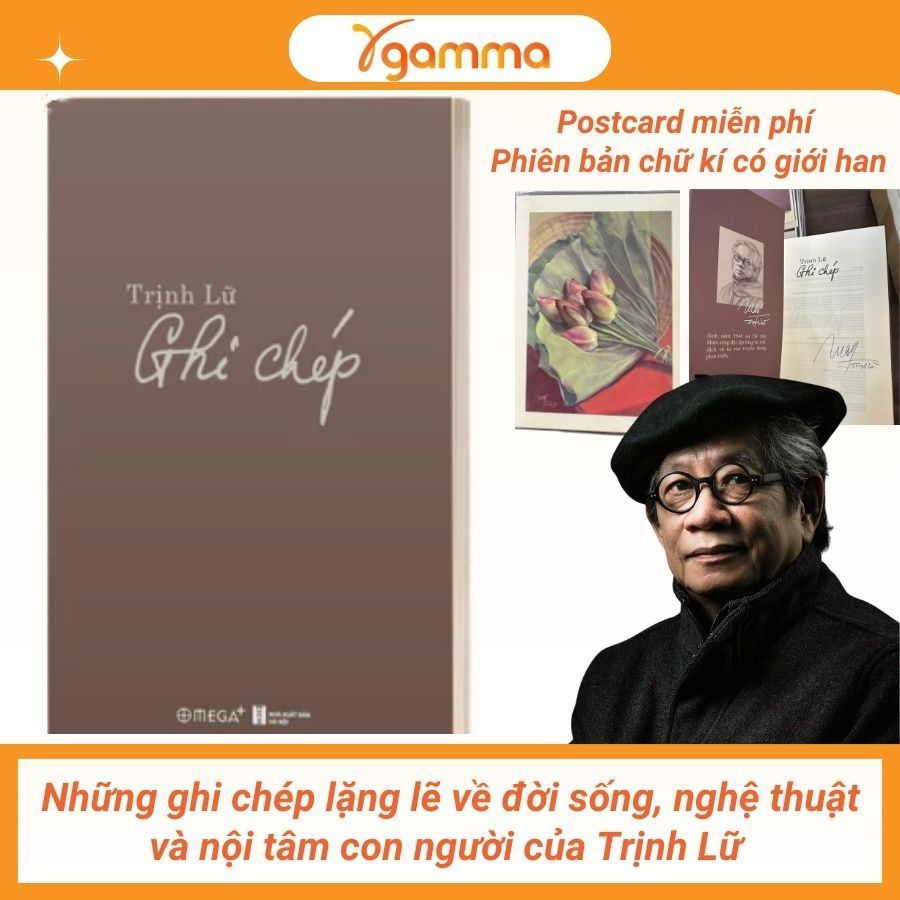 Combo Sách/lẻ: Ghi Chép + Đi vẽ – Trịnh Lữ (Tặng kèm postcard) (Omega Plus)