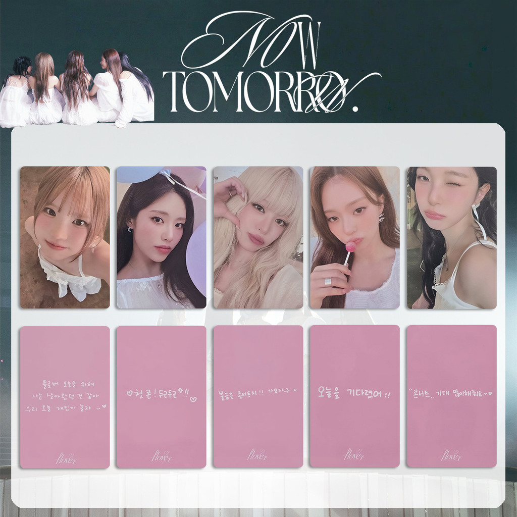 SQ3 5 Cái / bộ Fromis 9 LOMO Card TOUR THẾ GIỚI NGAY TOMORROW Park Ji Won Bưu Thiếp Bộ Sưu Tập Ngôi Sao Ngoại Vi QS3