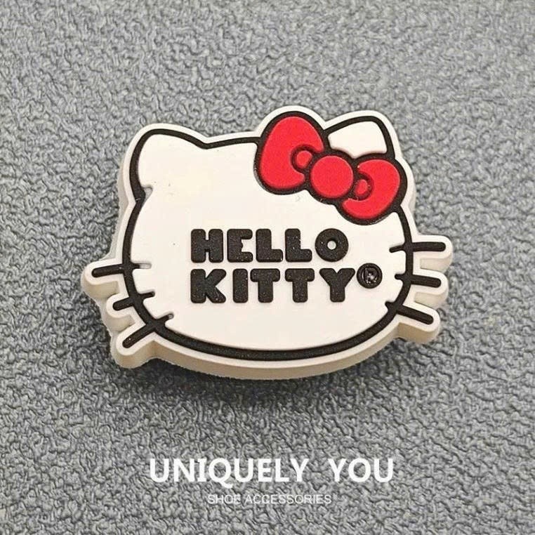 CHARM CHÍNH HÃNG: CHARM HELLO KITTY - HÀNG CHẤT DÀY - CỨNG- NÚT GẮN XỊN