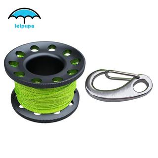 leipupa Cuộn dây lặn có móc và dây loe (33ft) dành cho thể thao dưới nước Lặn biển dưới nước