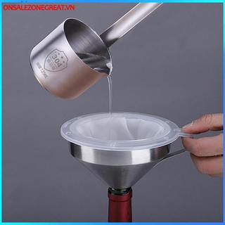 Ons 100 / 120 / 200 / 300 / 400 / 450 Lưới Nylon Lọc Phễu Inox Cho Sữa Trái Cây Y Học Truyền Thống Trung Quốc Dầu Rượu Vang Trắng Tại