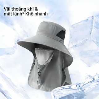 “Mũ Chống Nắng Ngoài Trời | Mái Dài, Thoáng Khí, Dễ Tháo Rời, Thoải Mái Cho Các Hoạt Động Dã Ngoại Và Câu Cá!”