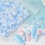 FAVORITEGOODS Trang trí móng tay nghệ thuật, Đồ trang trí Hoa nhựa Bùa trang trí hoa Acrylic, DIY Nail Pentapetal Hình hoa Phụ kiện trang trí Đồ dùng quyến rũ móng tay