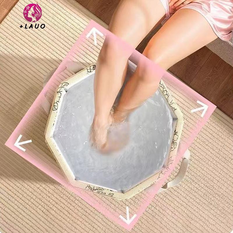 Bồn ngâm chân gấp gọn Springevenstar, cách nhiệt, dùng mùa đông, di động cho phòng ngủ gia đình