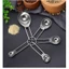 【COD】Set thìa đong định lượng 5 món làm từ inox bền đẹp, tiện dụng để đo lường các nguyên liệu khô và ướt trong gian bếp