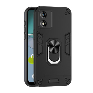 Dành Cho Motorola Moto E13 Ốp điện thoại Thiết Kế Chiến Binh Lưng Cứng Có Giá Đỡ Nhẫn Chống Sốc Mềm TPU Nâng Cạnh Slim Cover