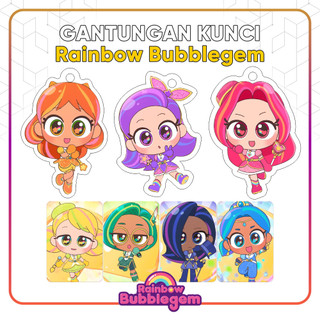 Anime ganci cầu vồng bong bóng màu đỏ ruby xanh sapphire vàng Vàng Vàng Xanh lá cam hổ phách chàm quan tâm