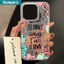 Ibumpers Ốp Điện Thoại Thẩm Mỹ Pop Art Doodle Họa Tiết Trong Suốt Mềm Cao Cấp Chống Sốc Cho iPhone 11 12 13 14 15 16 17 Pro Max IP 7 8 Plus X XS XR