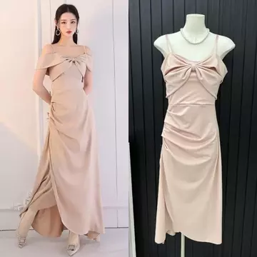 Đầm dạ hội thanh lịch tiểu thư đầm xinh dự tiệc sang chảnh công chúa sang chảnh dịp tiệc cưới/đi chơi dự tiệc