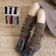 IAPPORTUNIA Chân Trẻ Em Ấm Áp, Dệt Kim Cao Co Giãn Chân, Kawaii Phong Cách Ngọt Ngào Nơ Viền Gothic Phong Cách Tất Trẻ Em Mặc