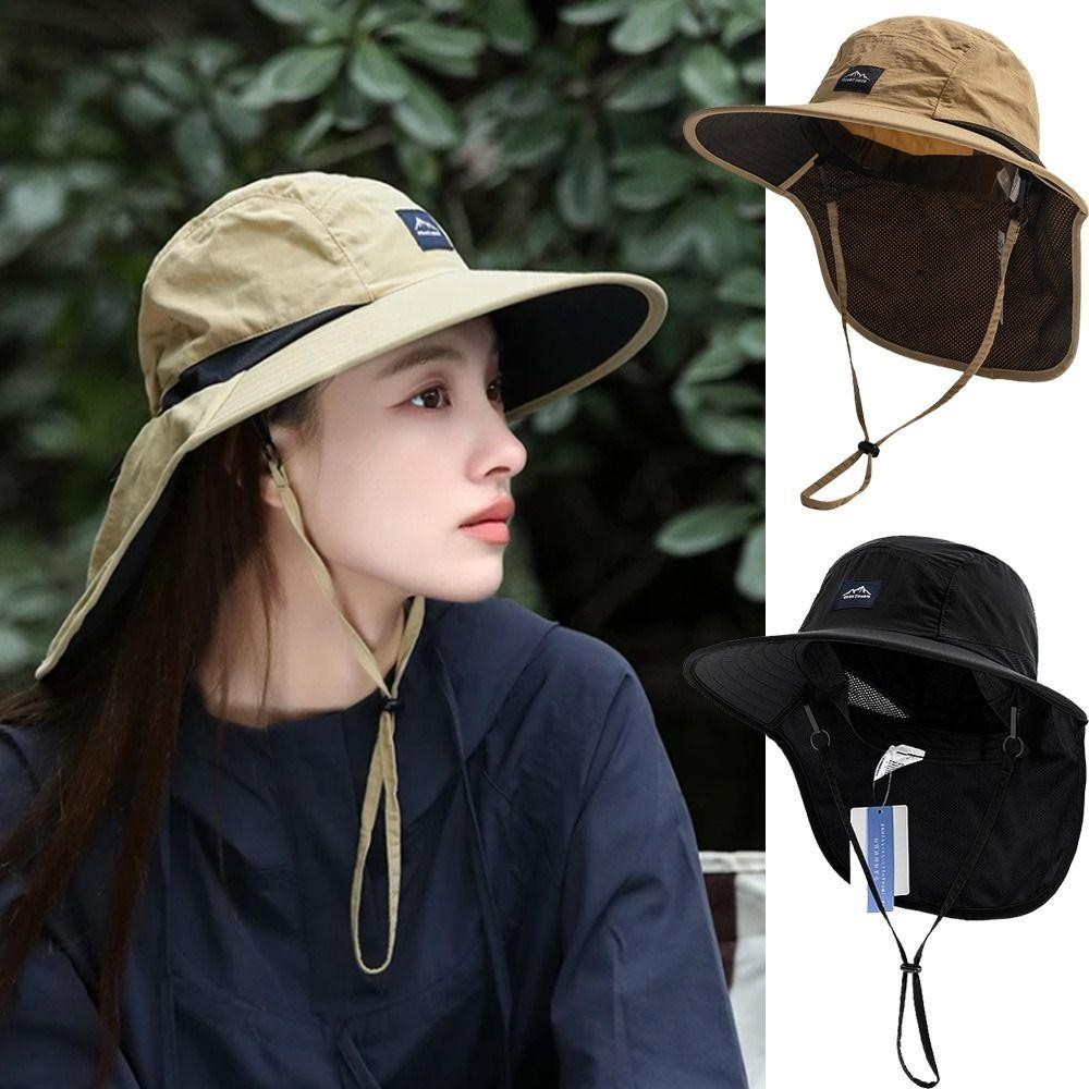 Mũ lưỡi trai vành rộng chống nắng chống tia uv tốt cho nam nữ thích hợp đi bộ thể dục, câu cá