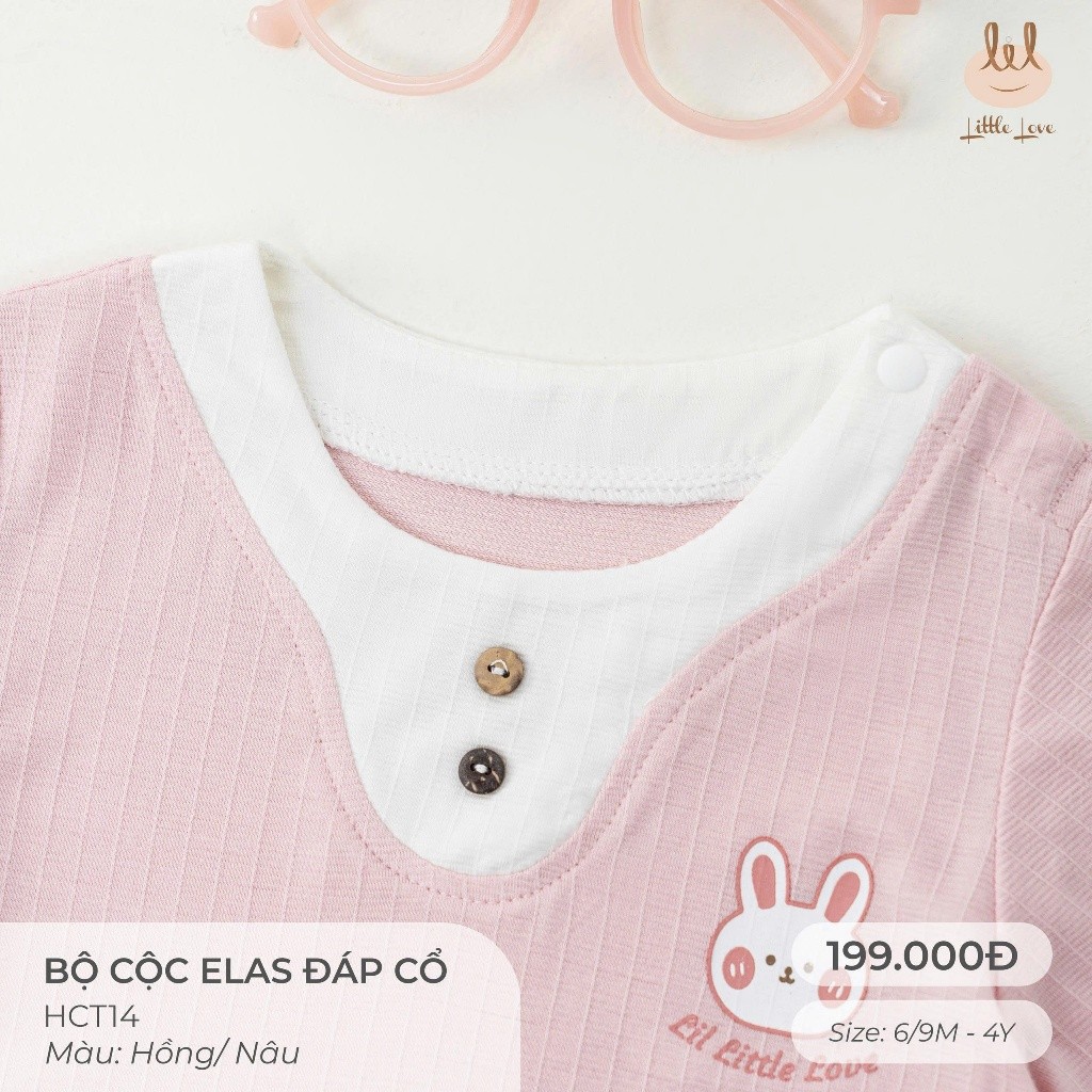 BỘ CỘC VẢI MODAL THÔNG HƠI [ SIÊU MỀM, MÁT, MỊN CO DÃN VÀ THẤM HÚT ] SZ 6M -4Y (HCT14)