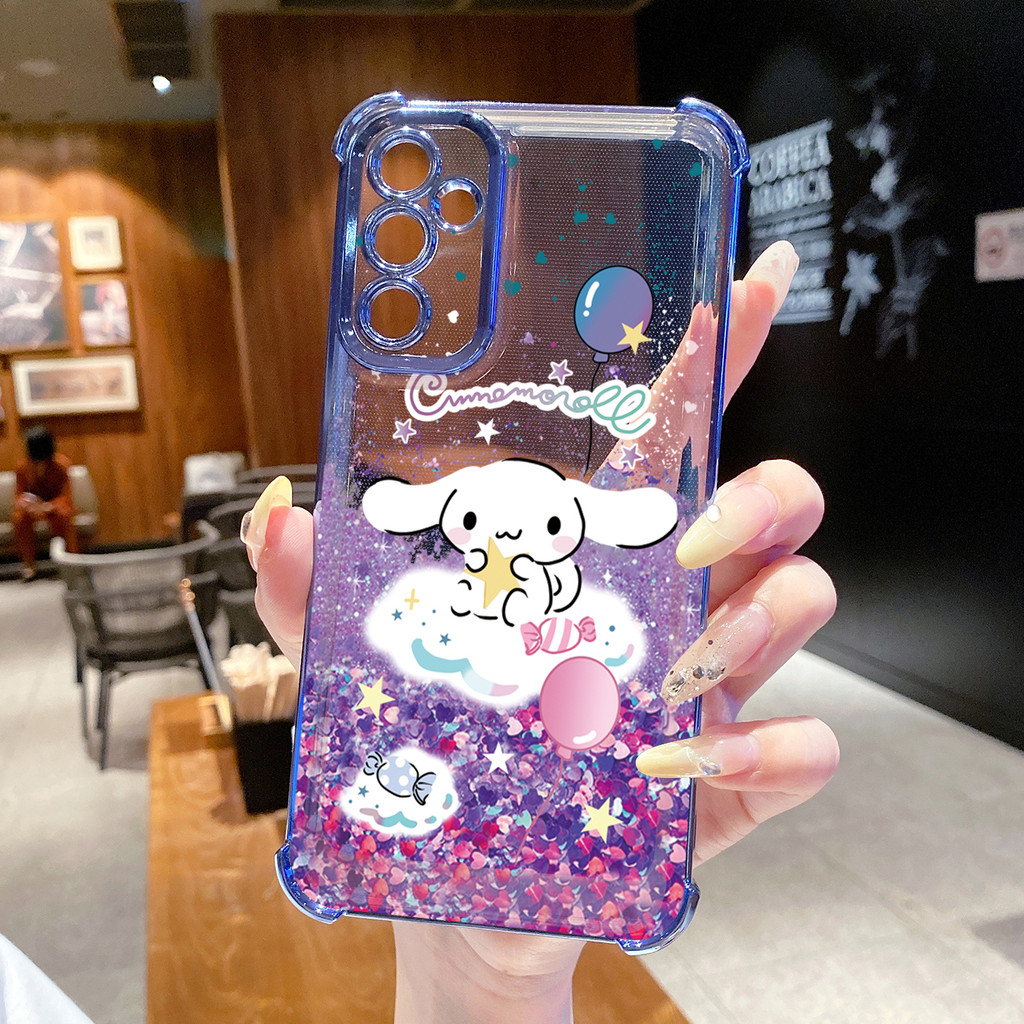 Tương thích với Samsung Galaxy A17 A07 A15 A05 A35 A55 A14 A34 A56 A36 A06 A16 Kuromi MY Melody Vỏ mạ trong suốt dễ thương Vỏ chống rơi FD