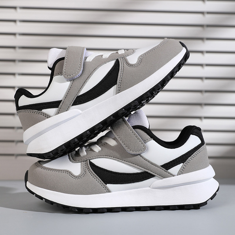 Thời Trang Trẻ Em Giày Bé Trai Giày Sneaker Chống Trơn Trượt Đi Bộ Giày Da Tennis Thể Thao Cho Trẻ Em Bé Gái 5 Đến 16 Tuổi