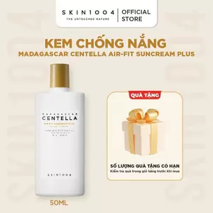 Kem chống nắng vật lí SKIN1004 Madagascar Centella Air-Fit SunCream Plus SPF50+ PA++++ 50ml