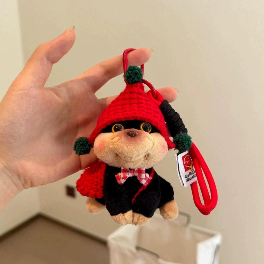 PS1 Hoạt Hình Dễ Thương Chó Ong Plushie Có Móc Mũ Sang Trọng Túi Charm Móc Khóa Cho Túi Và Ba Lô SP1