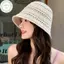 Mũ Rơm Người Cá PUSKY Phong Cách Hàn Quốc - Tay Dệt, Thoáng Khí, Chống Nắng Mùa Hè Cho Nữ