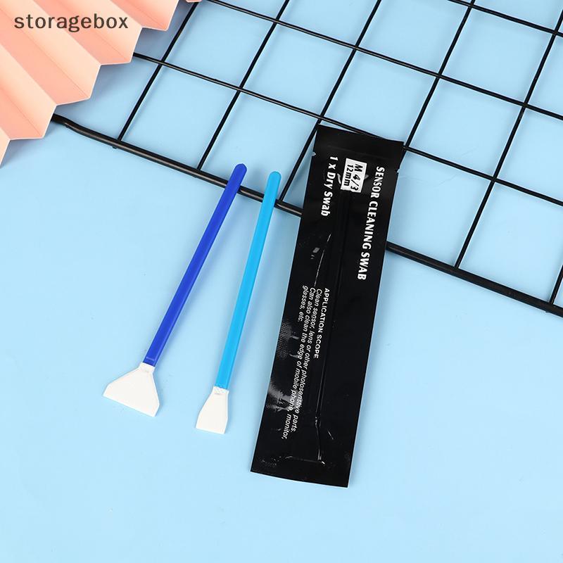 [Hộp lưu trữ] 5 Cái Bộ dụng cụ làm sạch cảm biến máy ảnh 12mm / 24mm khô Bộ dụng cụ làm sạch ống kính máy ảnh kỹ thuật số Swab cho máy ảnh Nikon Đẹp