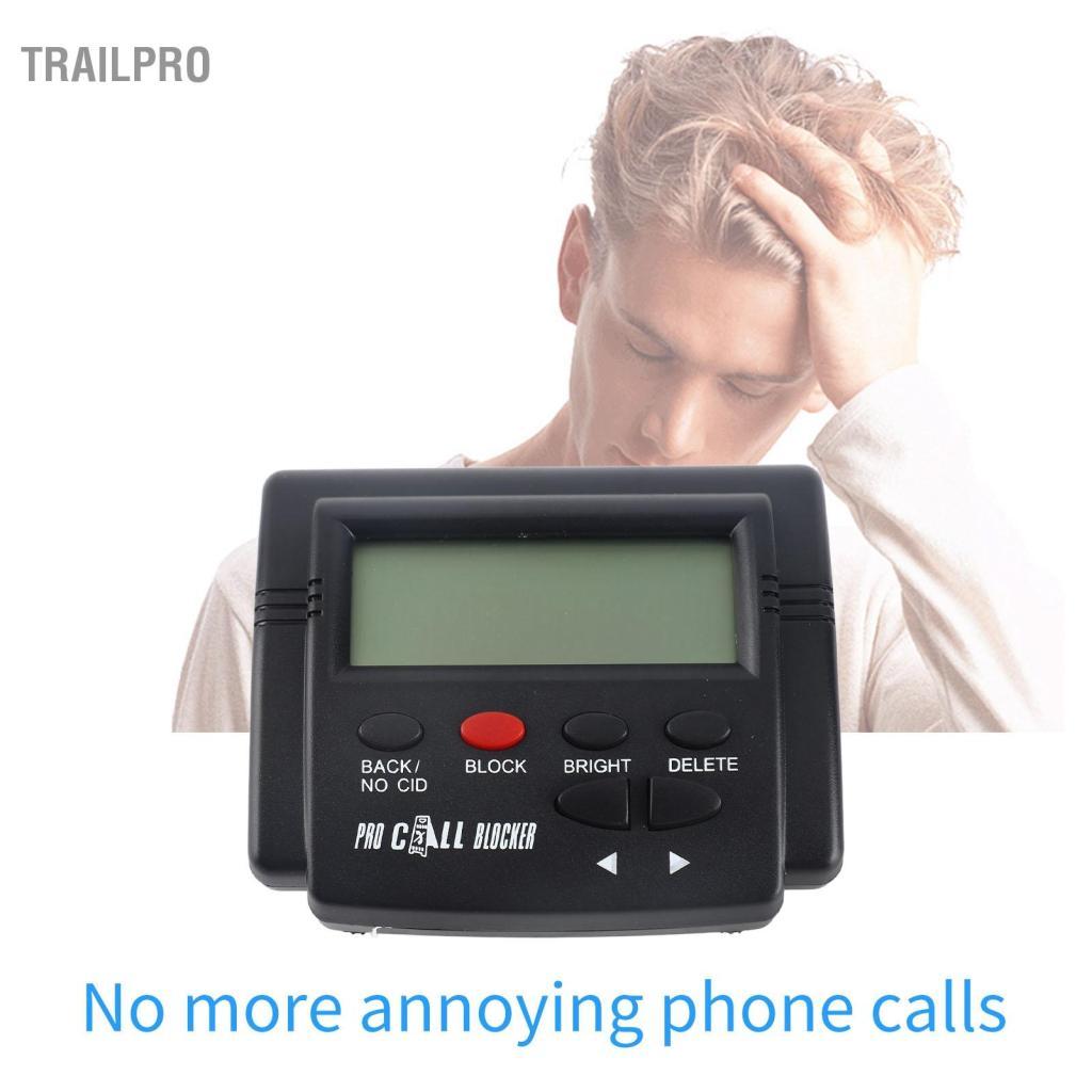 TrailPro Trình chặn cuộc gọi cho điện thoại cố định Hộp ID người gọi 4000 chặn thiết bị một chạm chặn tự động các cuộc gọi không mong muốn và phiền toái