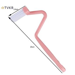 TVKR Vòng cung hình chữ V tay cầm dài bàn chải nhà vệ sinh góc làm sạch phòng tắm hộ gia đình OIK