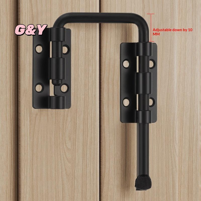 [G & Y-t] 1 Bộ Chốt cổng 90 / 180 độ Bạc / Không đục lỗ Chốt cửa bằng thép không gỉ bền Lo An toàn Hàng rào Bule cửa thiên thần [Mới]